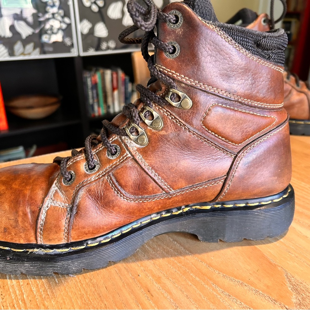 Dr. Martens Brown Leather Men's Boots